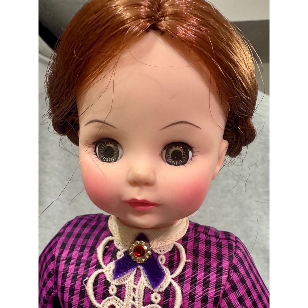 Madame Alexander Florence Nightingale Doll #1598 Vintage Historic Purple Gingham